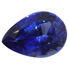 2.32ct Saphir bleu poire certifié GIA Sri Lanka