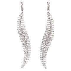 Diamond Dangle Earrings