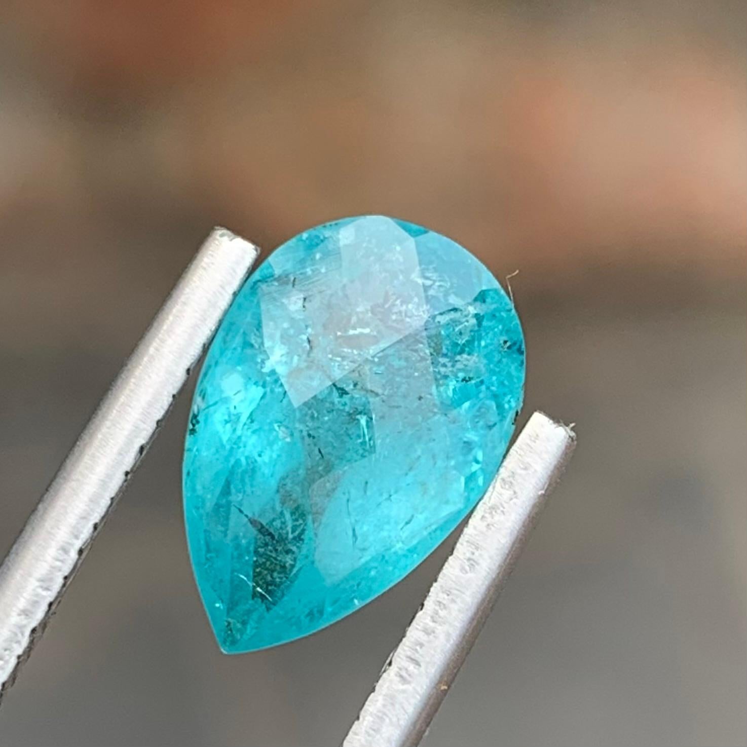 2.33 Carats Certified Natural Neon Blue Loose Tourmaline Gemstone Neuf - En vente à Brisbane, AU