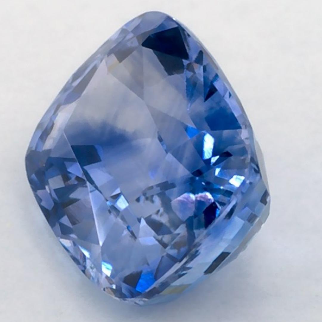 2.33 Karat Blauer Saphir Cushion Loser Edelstein Damen im Angebot