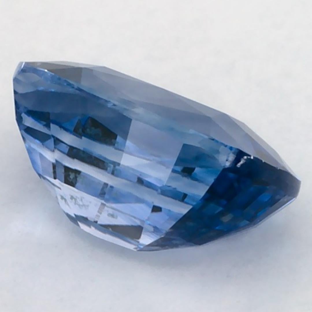 2.33 Karat Blauer Saphir Cushion Loser Edelstein im Angebot 1