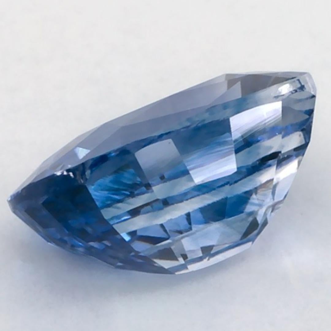 2.33 Karat Blauer Saphir Cushion Loser Edelstein im Angebot 3