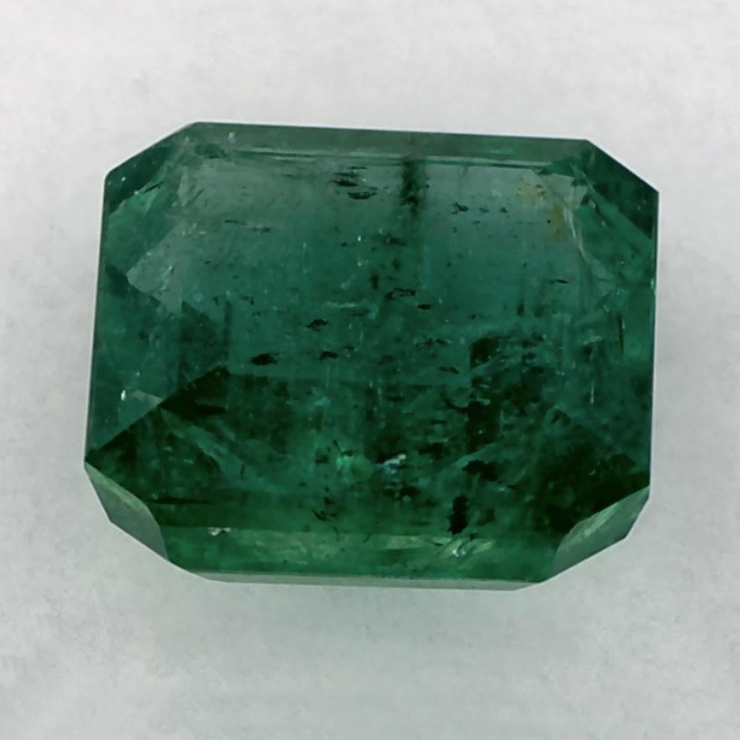 2.33 Ct Emerald Asscher Loose Gemstone Neuf - En vente à Fort Lee, NJ