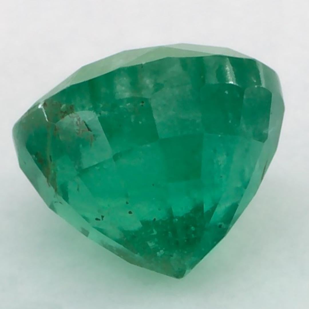 2.33 Ct Emerald Round Loose Gemstone im Zustand „Neu“ im Angebot in Fort Lee, NJ