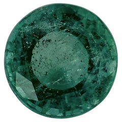 2.33 Ct Emerald Round Loose Gemstone (pierre précieuse en vrac)