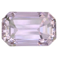 23.30 Carat Natural Loose Pink Kunzite Stone Emerald Cut Afghan Gemstone