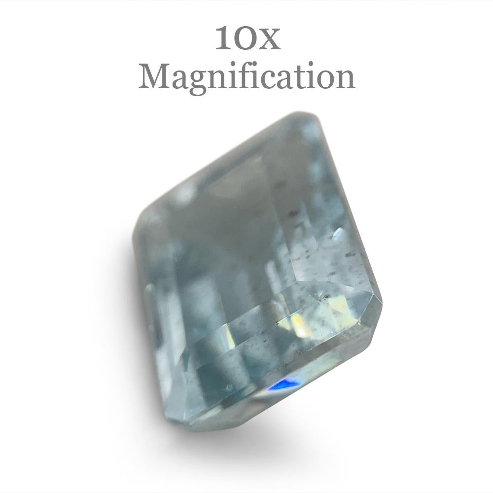 2.33ct Emerald Cut Aquamarine For Sale 12