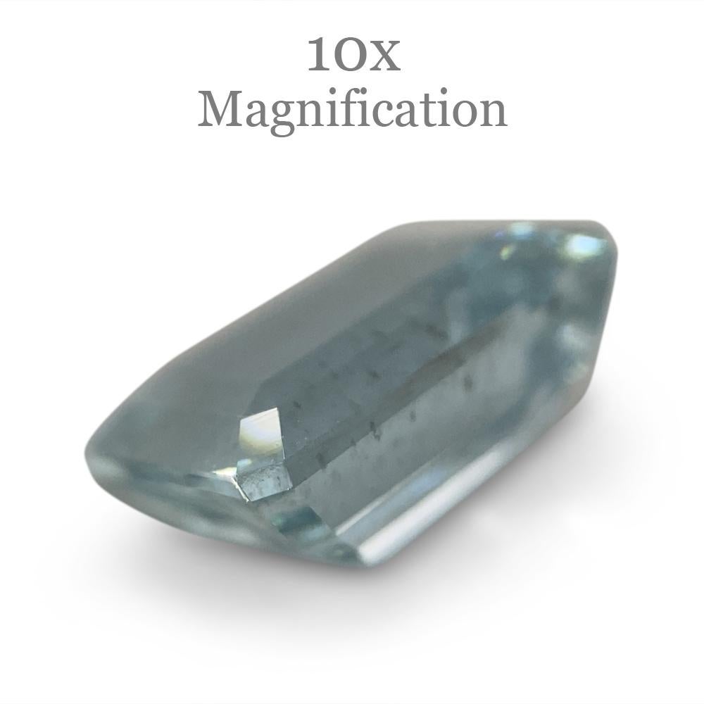 2.33ct Smaragdschliff Aquamarin im Angebot 13