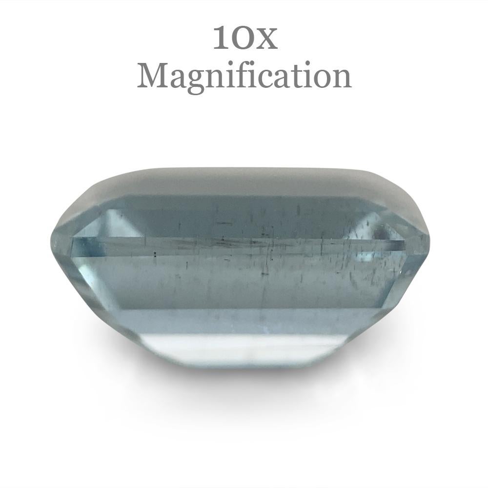 2.33ct Emerald Cut Aquamarine For Sale 14