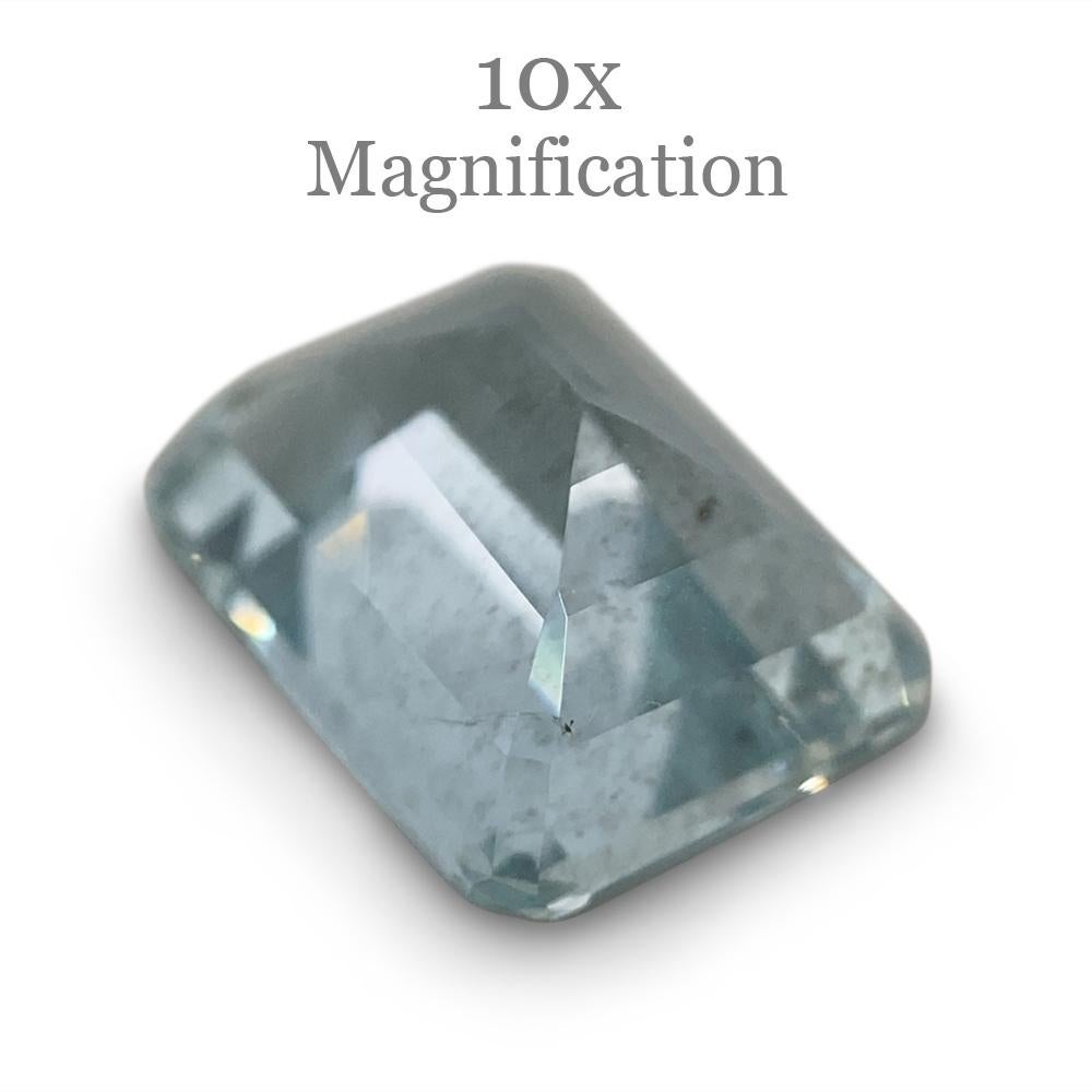 2.33ct Emerald Cut Aquamarine For Sale 3