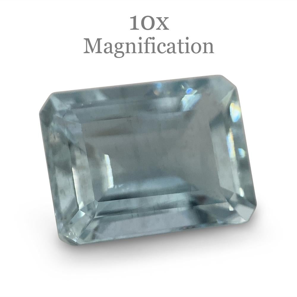 2.33ct Emerald Cut Aquamarine For Sale 5