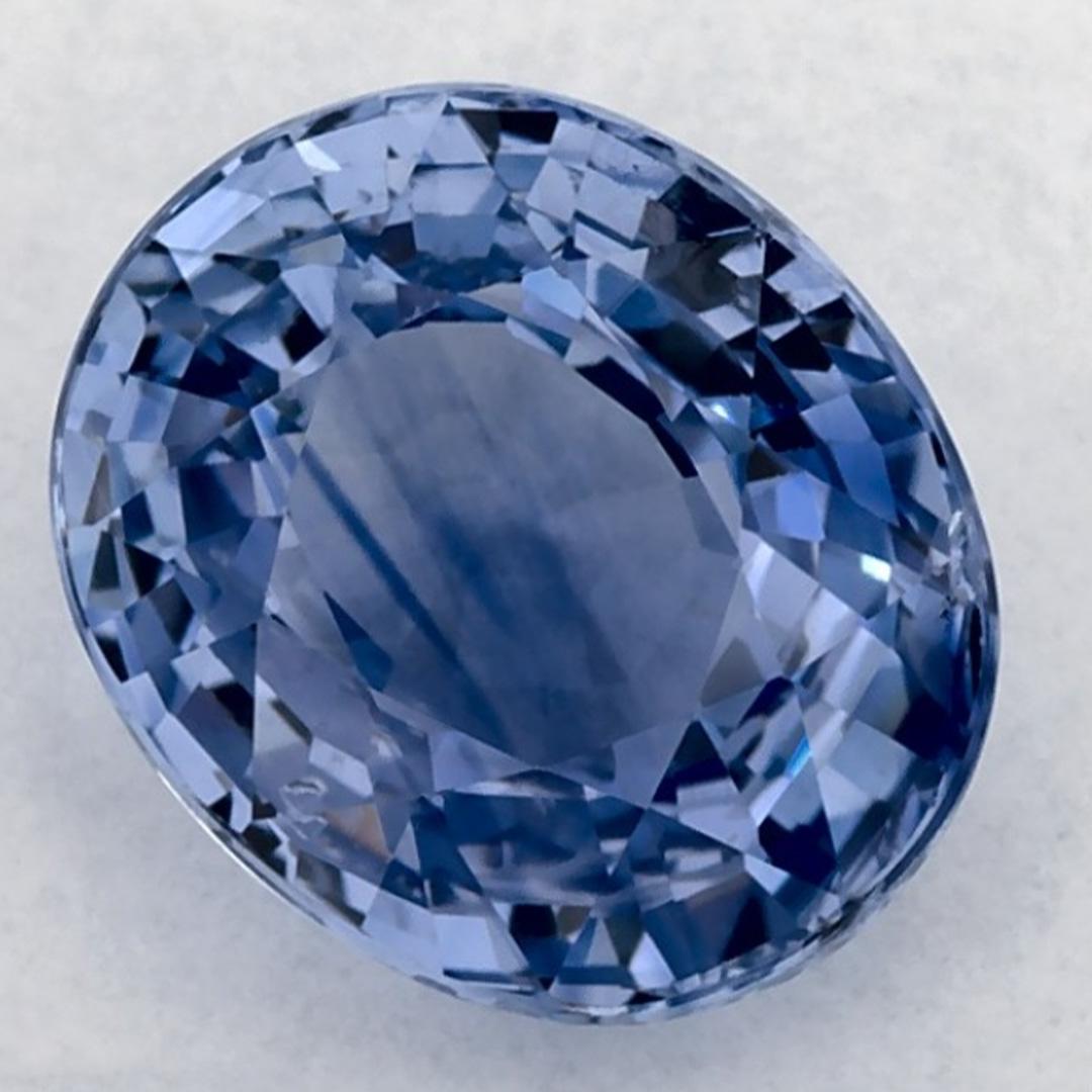 2.34 Karat Blauer Saphir Oval Loser Edelstein (Ovalschliff) im Angebot