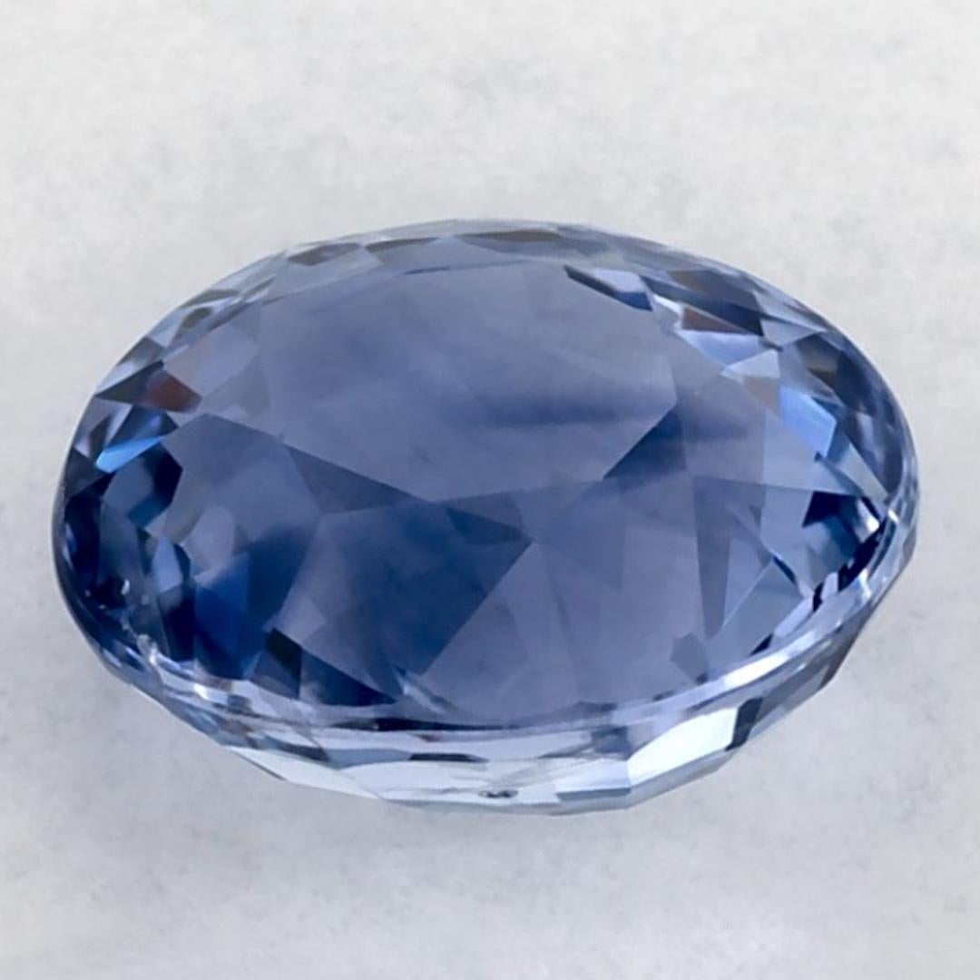 2.34 Karat Blauer Saphir Oval Loser Edelstein im Zustand „Neu“ im Angebot in Fort Lee, NJ