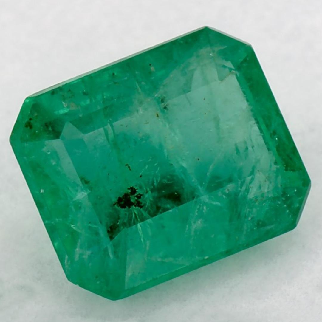 2.34 Ct Emerald Octagon Cut Loose Gemstone In New Condition For Sale In Fort Lee, NJ