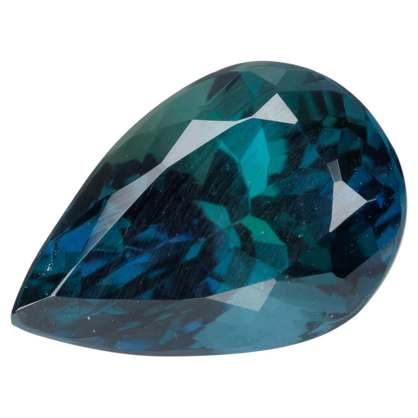 2.34 cts, Certified faceted unheated tanzanite
