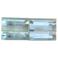 23.45 carats Light Blue Aquamarine Pair Baguette Cut Natural Pakistani Gemstone