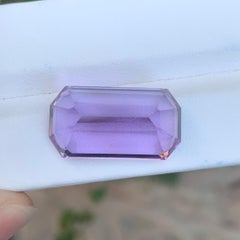 23.45 Carats Natural Loose Amethyst Gemstone Emerald Cut