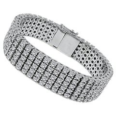 Bracciale in oro con diamanti da 23.45 ct