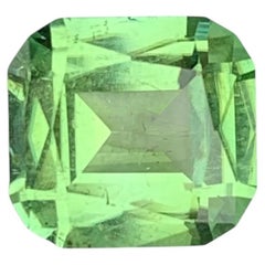 2.35 Carat Natural Loose Green Tourmaline Cushion Cut Gemstone