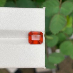 2.35 Carat Natural Loose Incredible Orange Hessonite Garnet African Gemstone