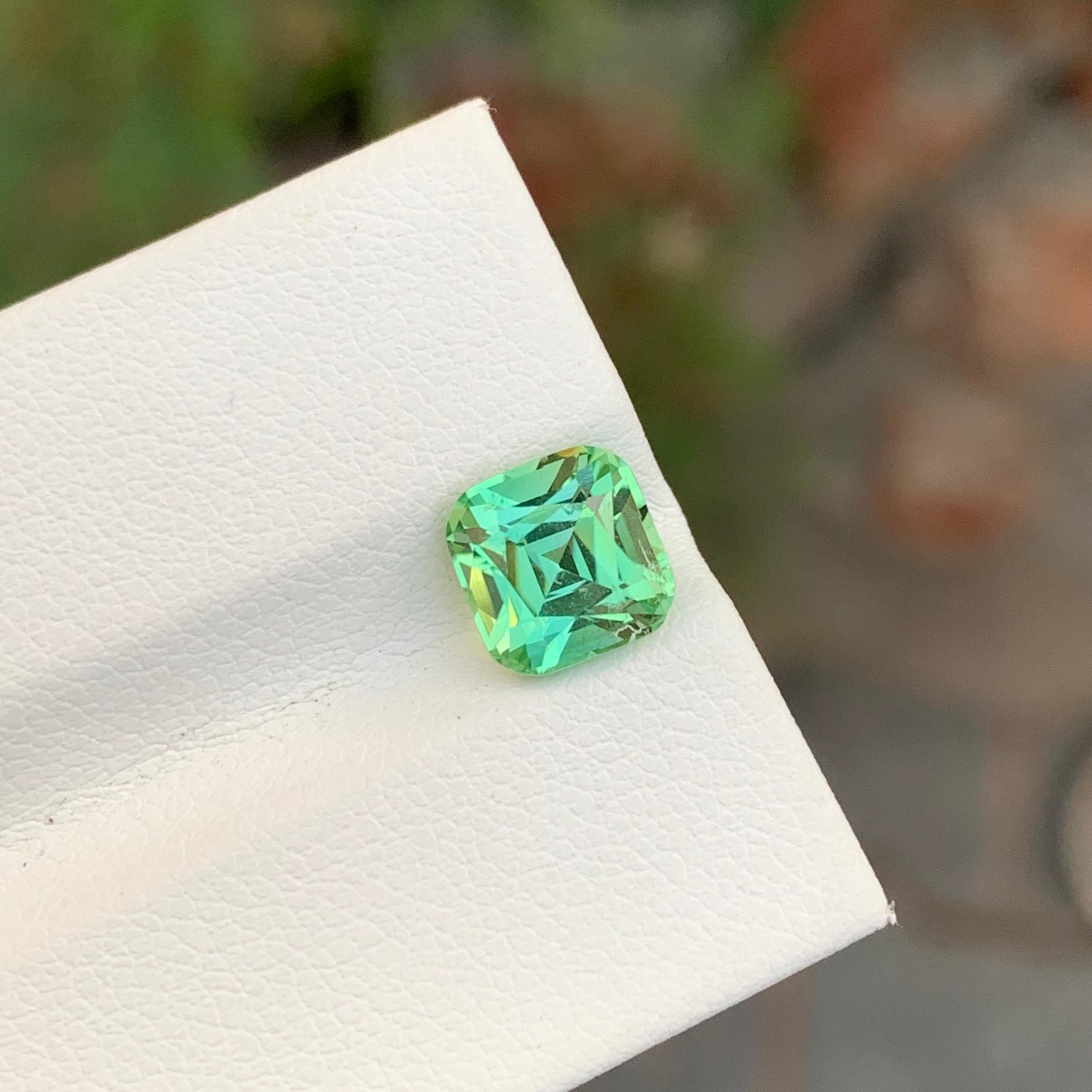Tourmaline vert clair en vrac

Poids : 2,35 carats
Dimension : 7,3 x 7,3 x 5,8 mm
Couleur : Vert clair
Origine : Afghanistan
Certificat : Sur demande
Traitement : Non

La tourmaline est une pierre précieuse captivante connue pour sa remarquable