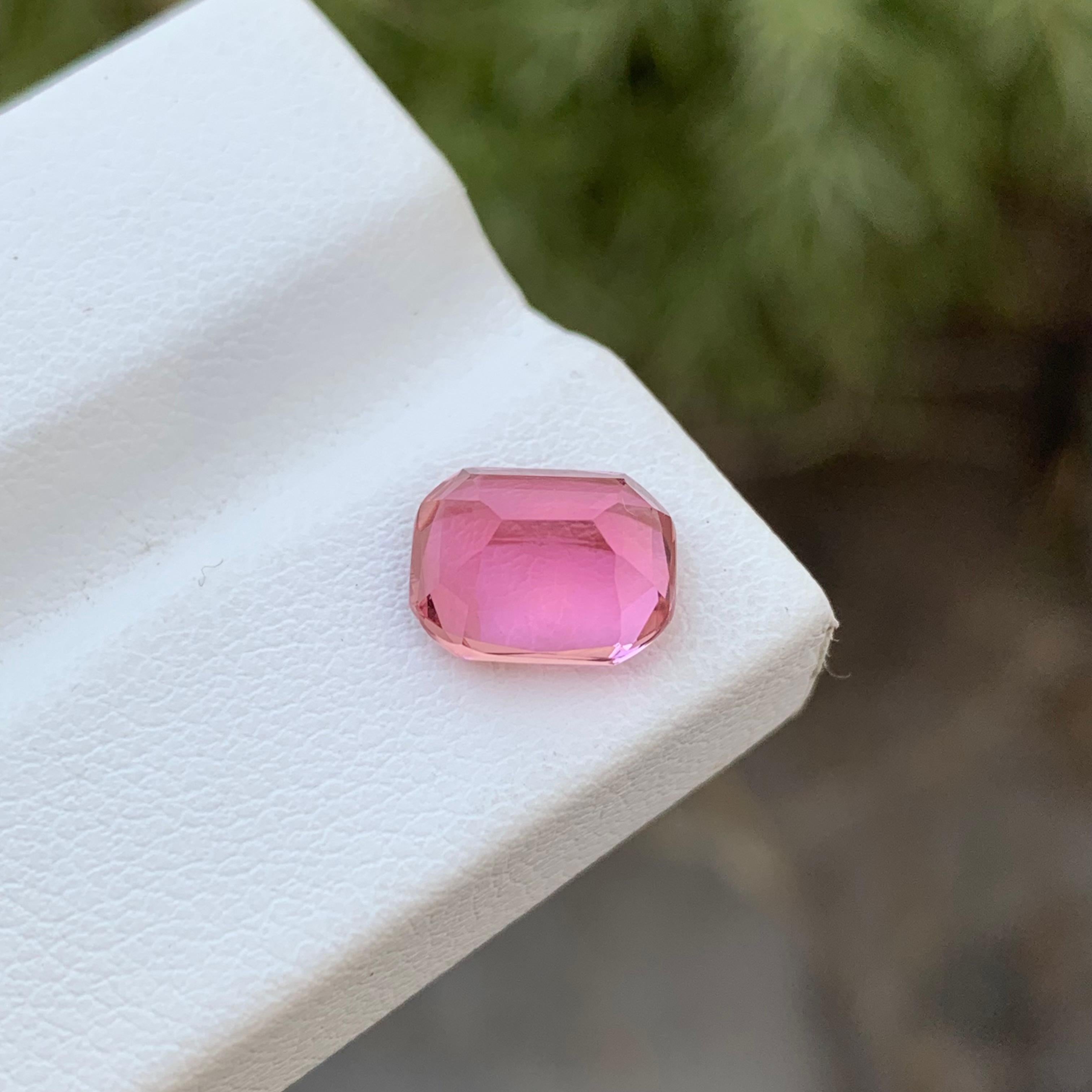 2.35 Carats Natural Baby Pink Loose Tourmaline Ring Gemstone Afghanistan Mine For Sale 4