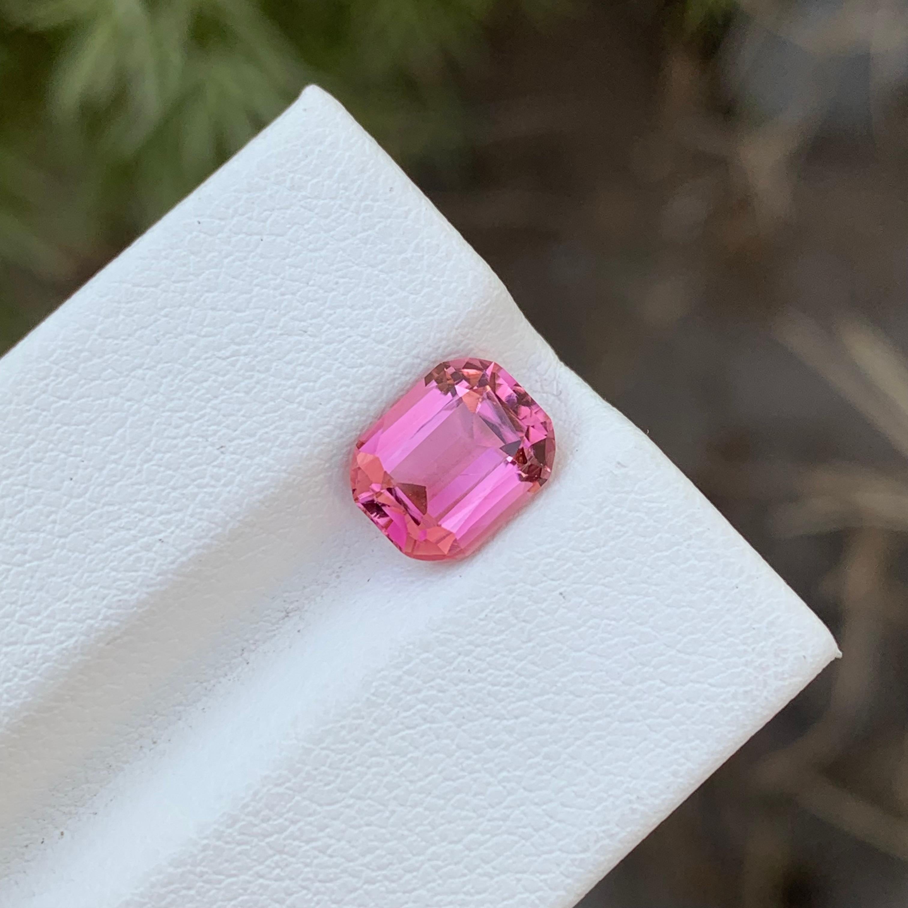 2.35 Carats Natural Baby Pink Loose Tourmaline Ring Gemstone Afghanistan Mine For Sale 5