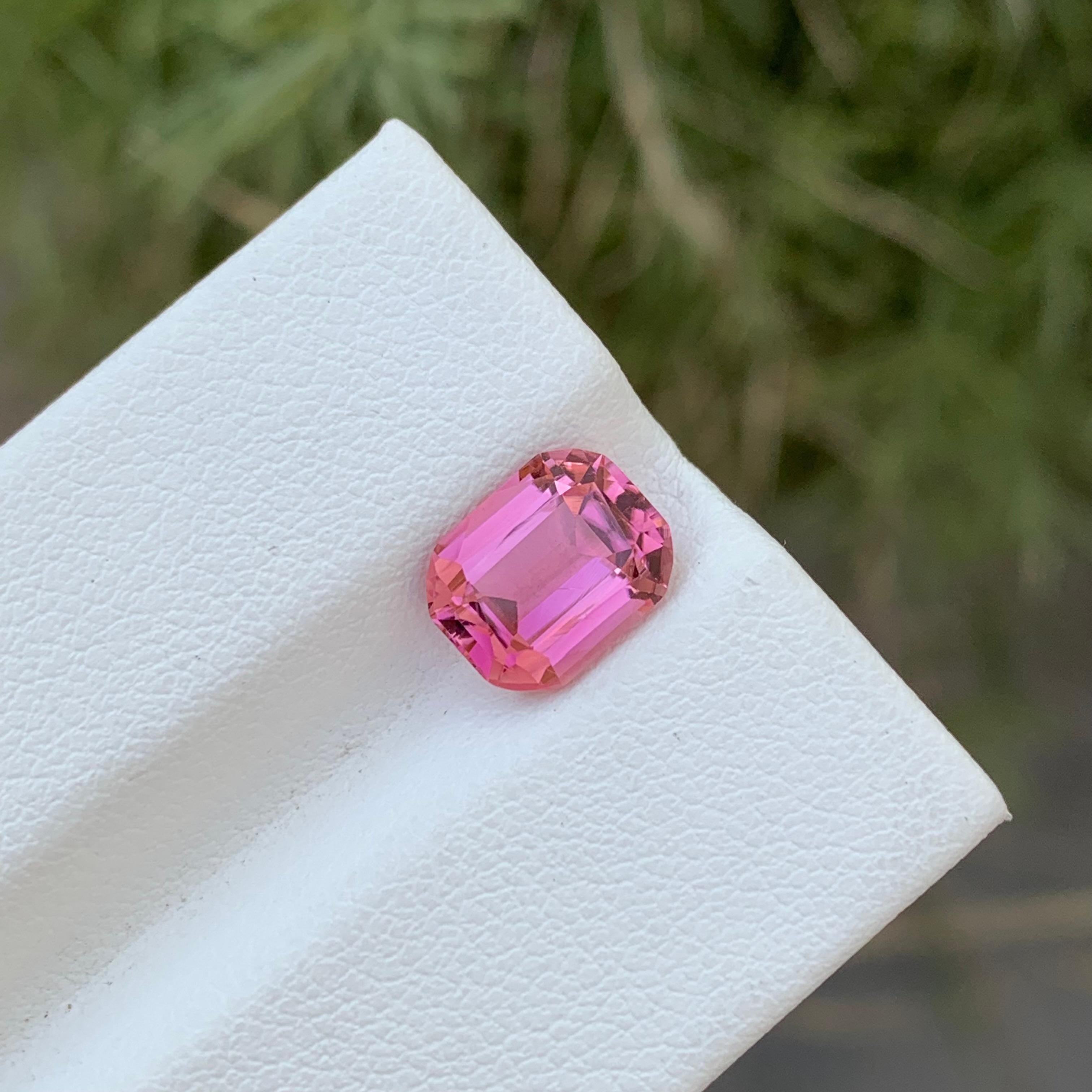 2.35 Carats Natural Baby Pink Loose Tourmaline Ring Gemstone Afghanistan Mine For Sale 6