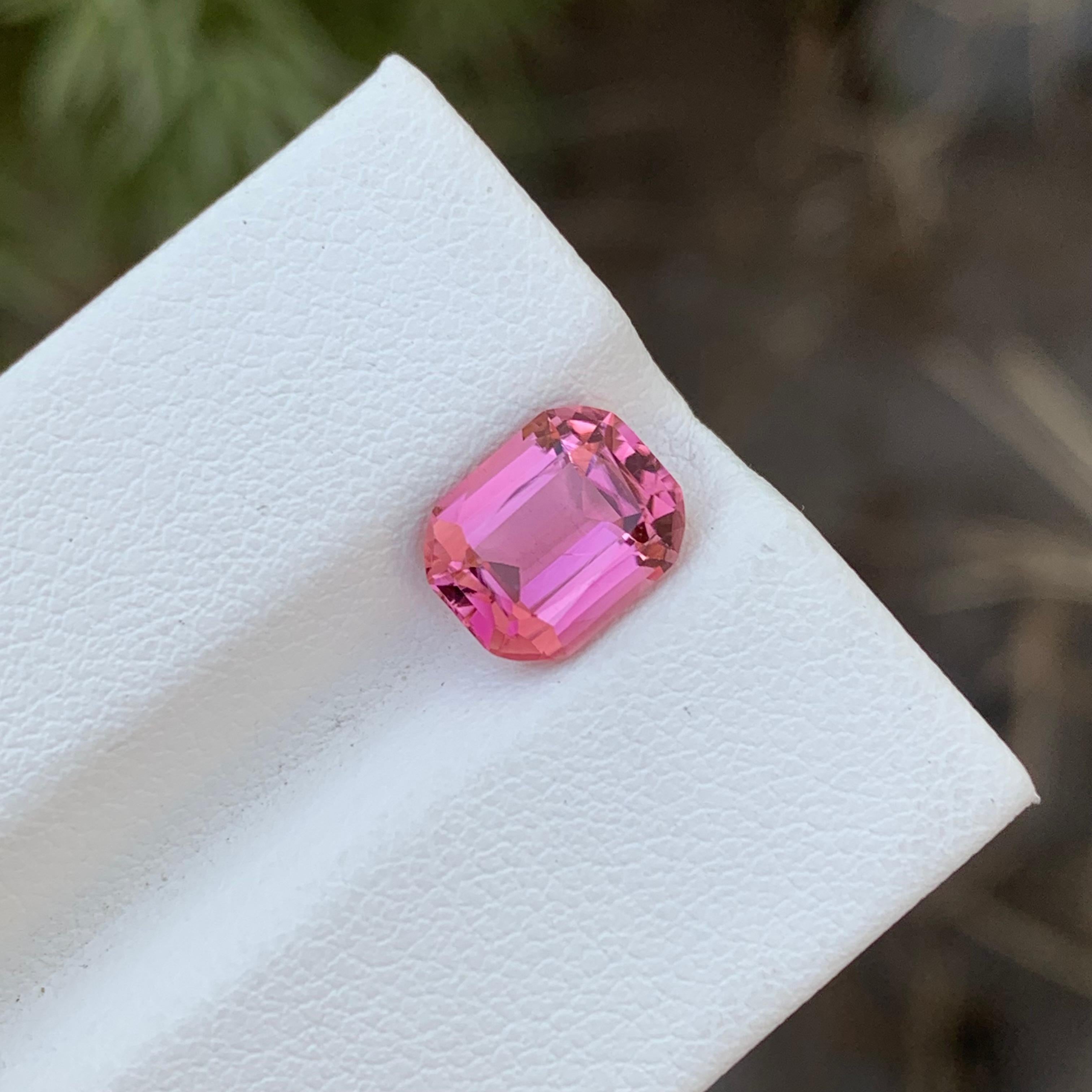2.35 Carats Natural Baby Pink Loose Tourmaline Ring Gemstone Afghanistan Mine For Sale 7