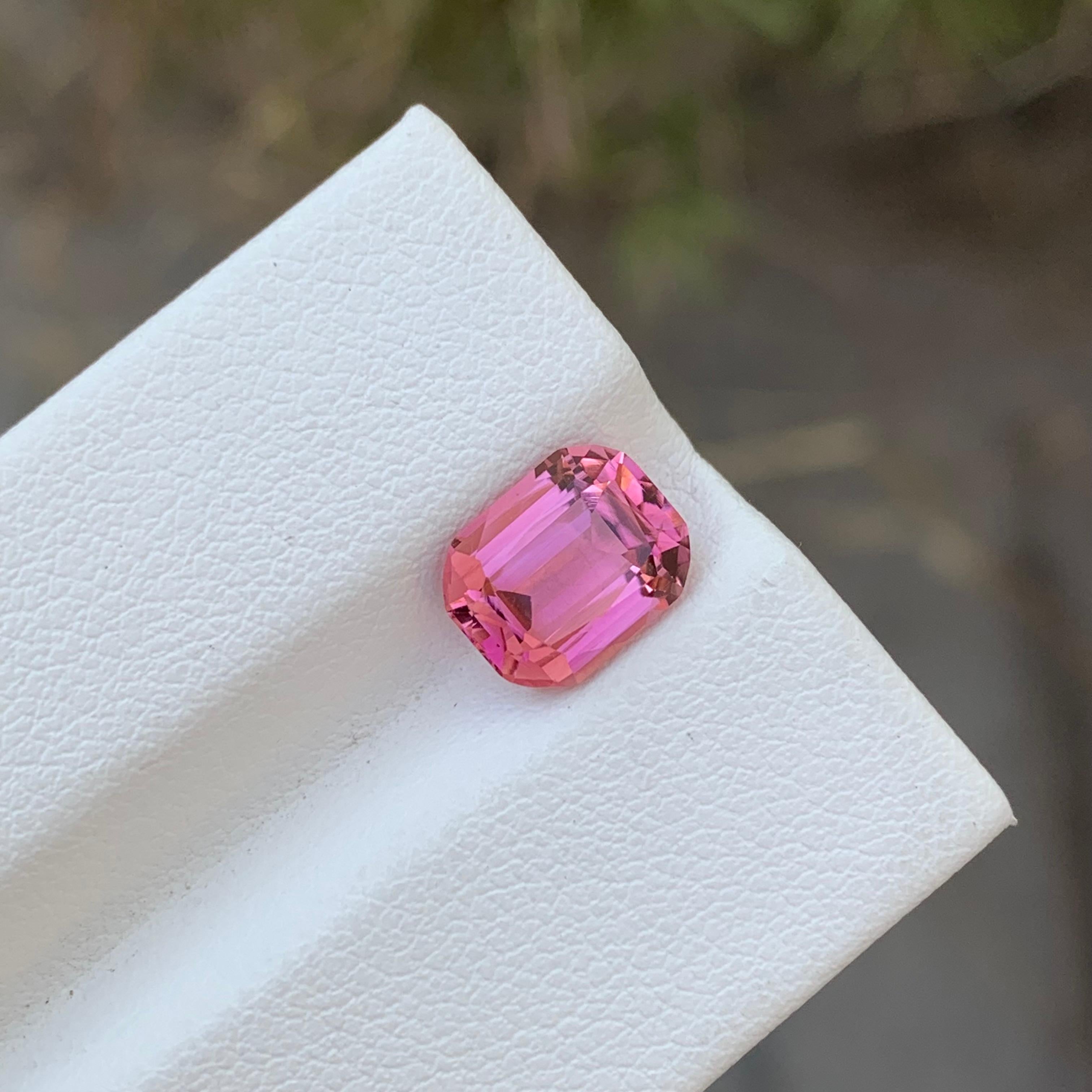 2.35 Carats Natural Baby Pink Loose Tourmaline Ring Gemstone Afghanistan Mine For Sale 9