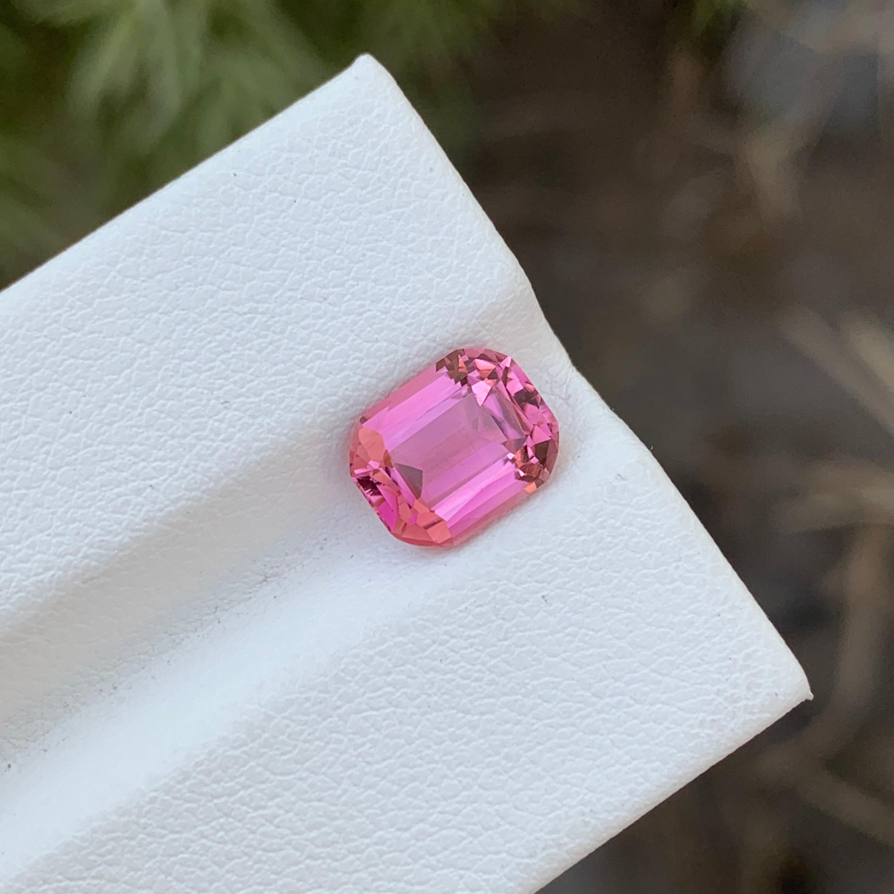 2.35 Carats Natural Baby Pink Loose Tourmaline Ring Gemstone Afghanistan Mine For Sale 2