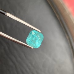 2.35 Carats Paraiba Color Cushion Cut Tourmaline Gemstone for Ring Jewelry