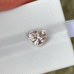2.35 carats Peach Loose Topaz Stone Trillion Cut Natural Pakistani Gemstone