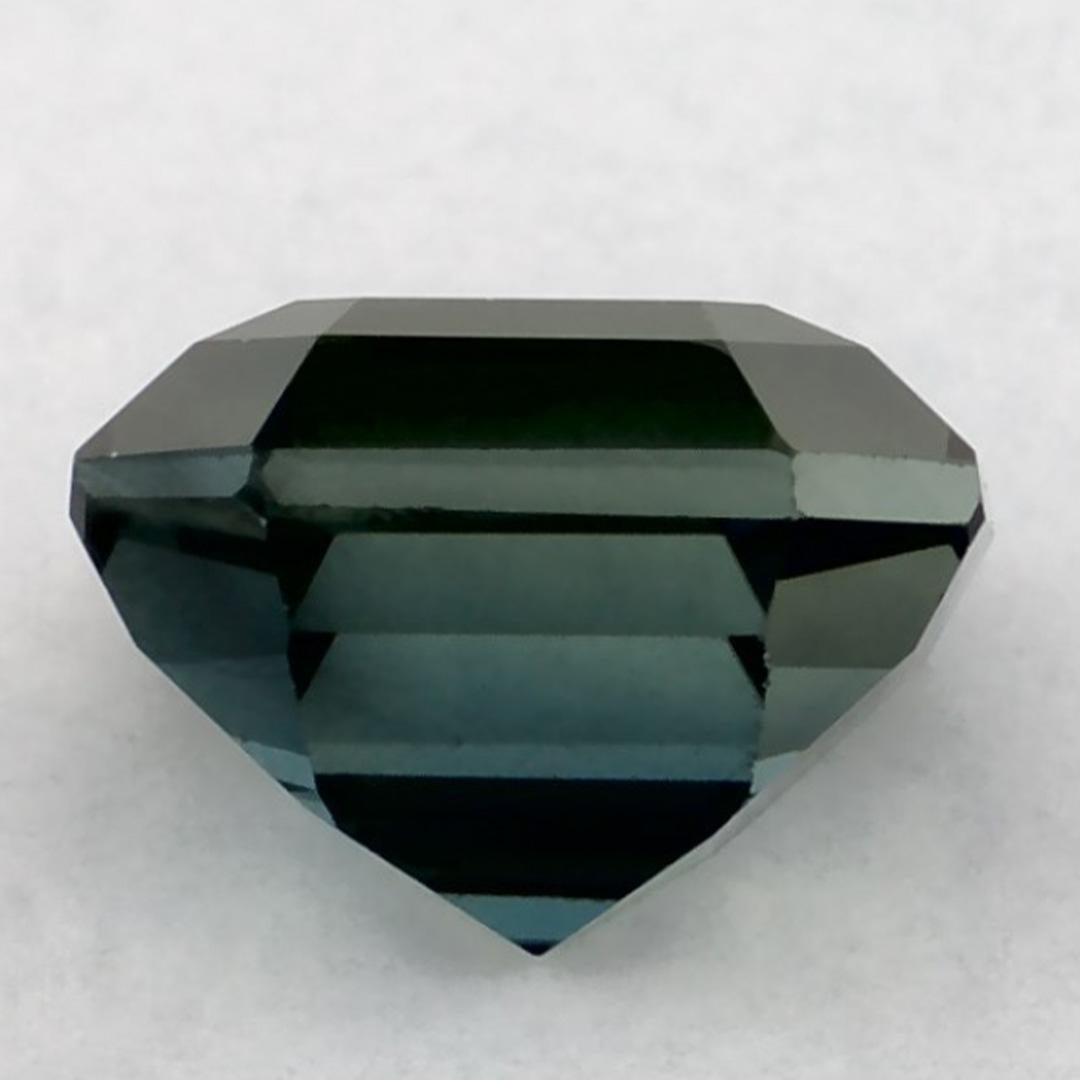 2.35 Ct Green Sapphire Octagon Cut Loose Gemstone im Zustand „Neu“ im Angebot in Fort Lee, NJ