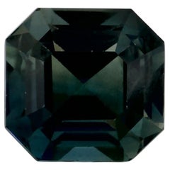 2.35 Ct Green Sapphire Octagon Cut Loose Gemstone