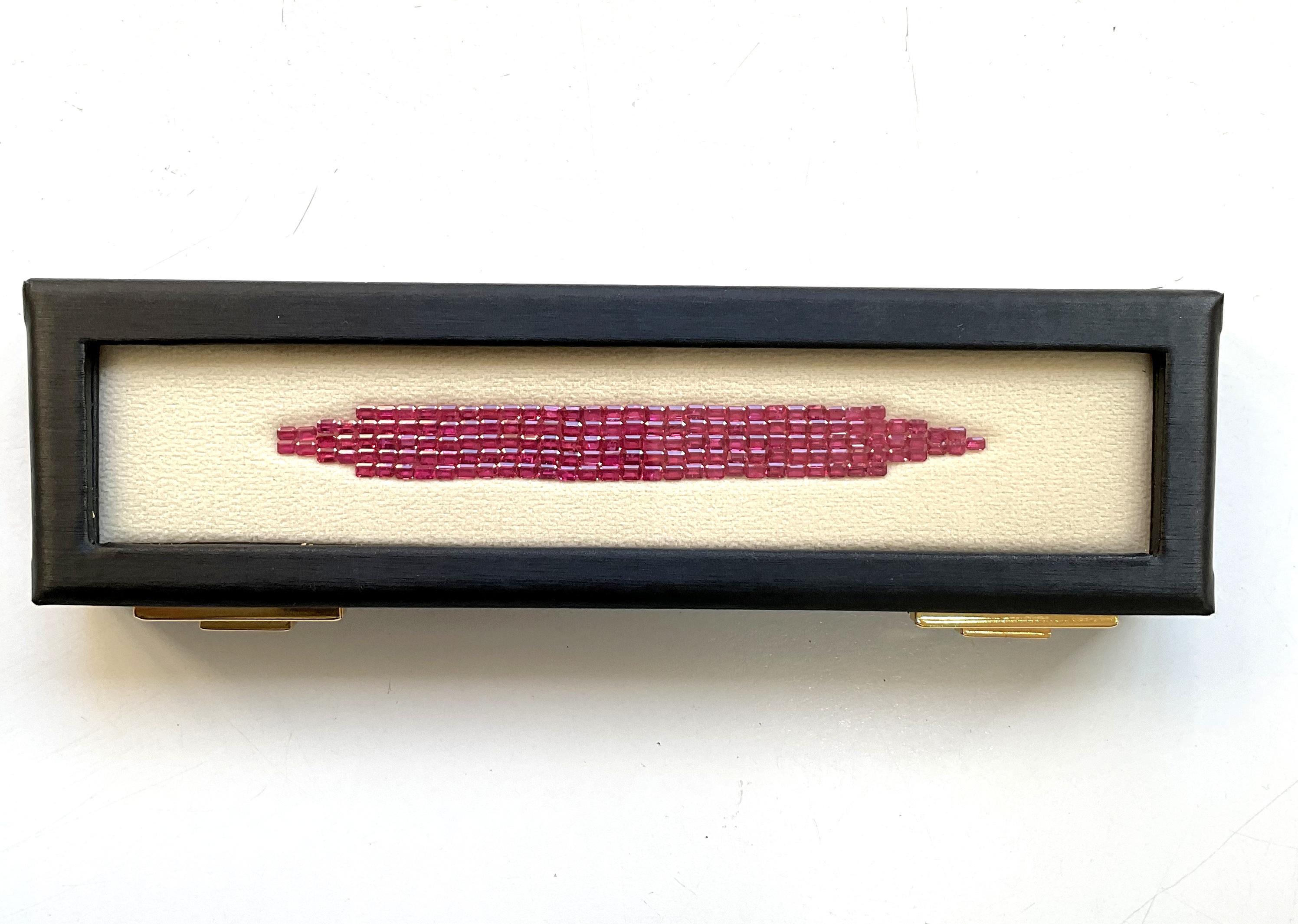 23.53 Carats Mozambique Ruby No-Heat Octagon Cut stone For Jewelry natural Gem

Weight: 23.53 Carats
Size: 3.5x2.5 MM
Pieces: 151
Shape: octagon