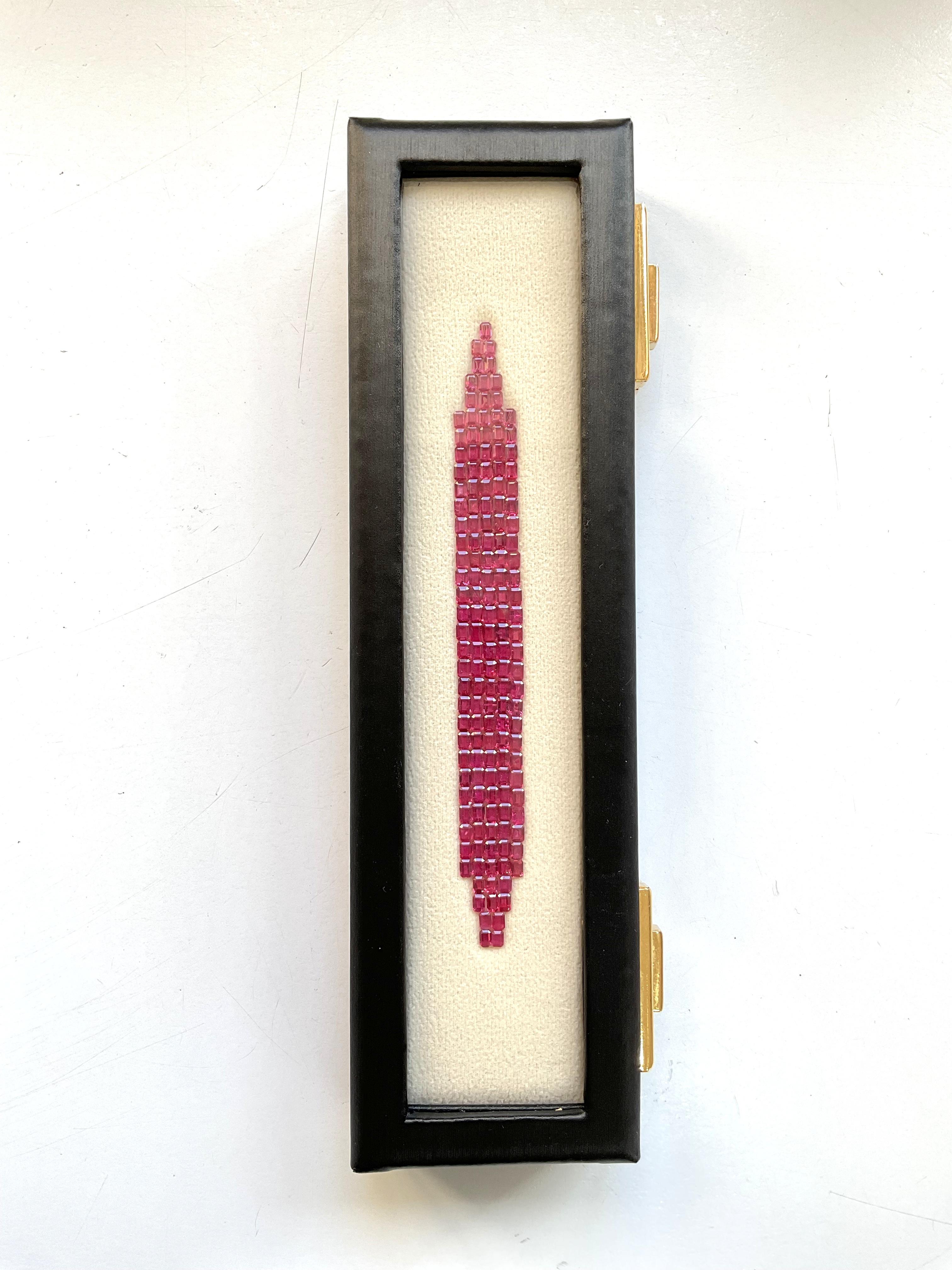 Women's or Men's 23.53 Carats Mozambique Ruby No-Heat Octagon Cut stone For Jewelry natural Gem For Sale