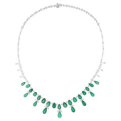 Emerald Chain Necklaces