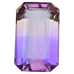 23.59 Carat Huge Natural Ametrine Emerald Cut Loose Gemstone for Pendant