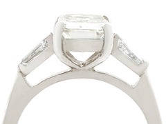 2.36 carat Diamond and Platinum Solitaire Ring