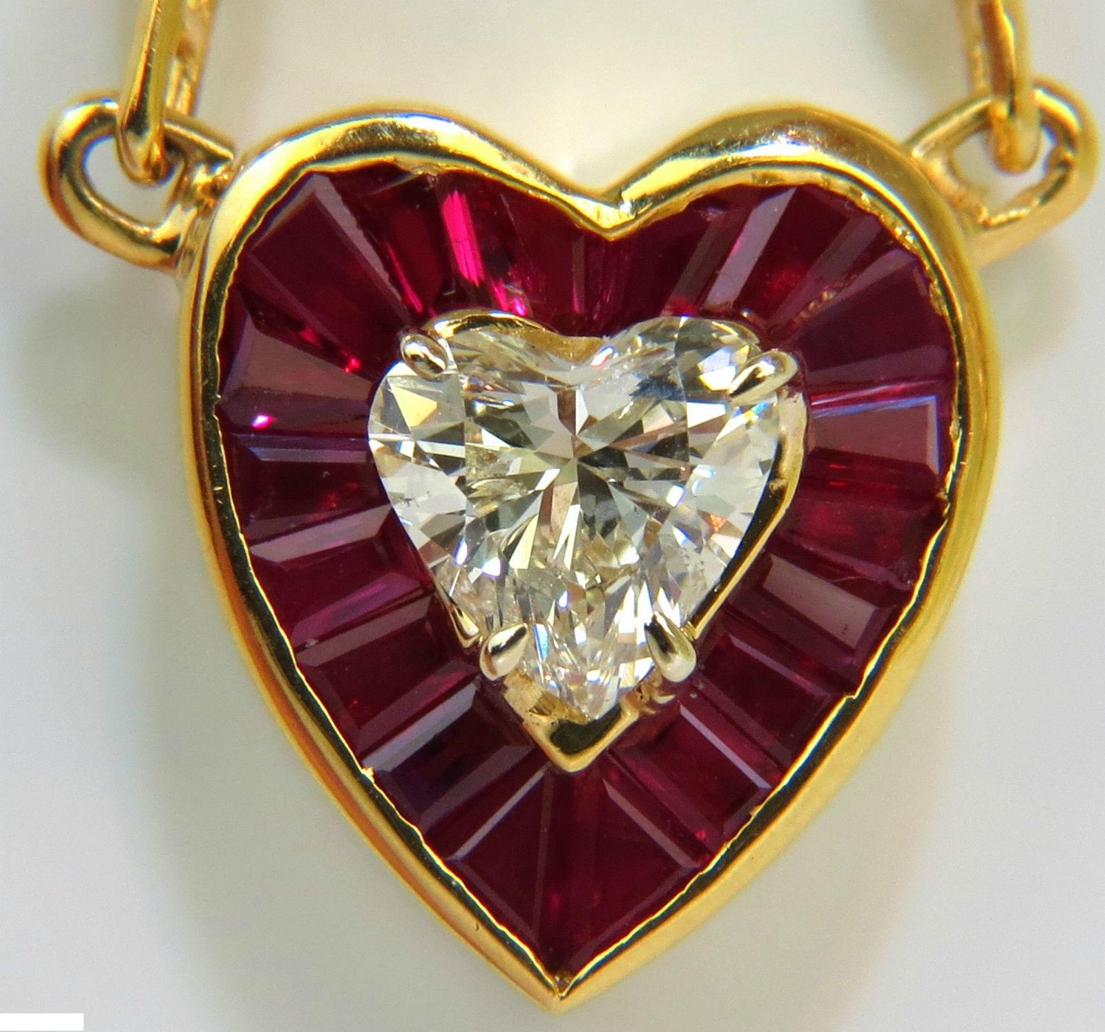 Excellence of Hand Craft


Brilliant cut heart with custom made casing

.86ct. I-color, Vs-2 clarity

Brilliant fully faceted

6 X 6.2mm



1.50ct. Natural Rubies

Baguettes cut to custom fit grooves

Clean Clarity

Classic pigeon blood