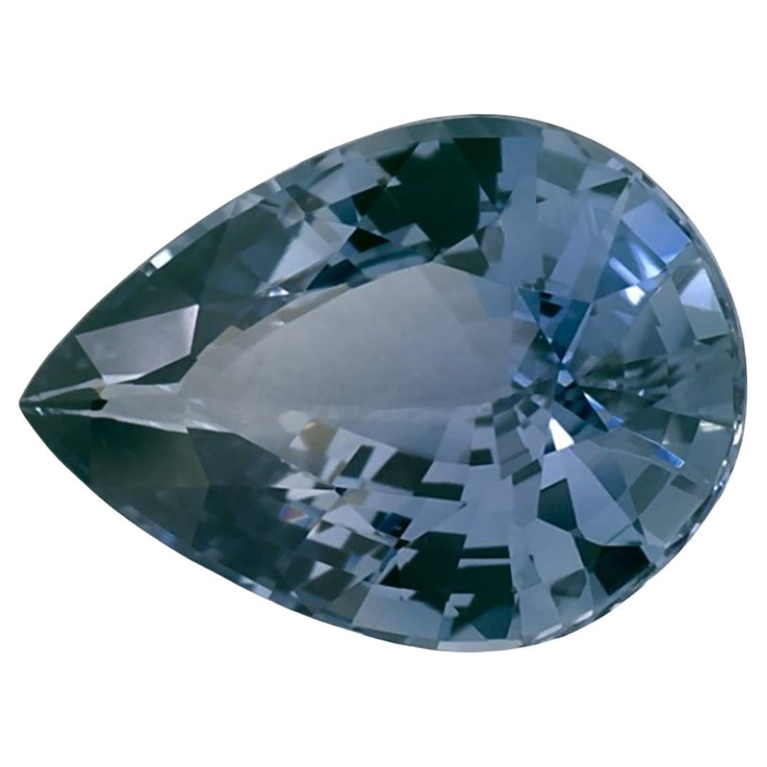 2.36 Ct Blue Sapphire Pear Loose Gemstone
