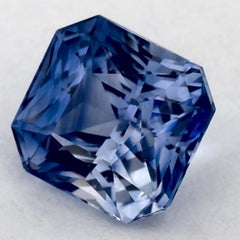 2.36 Ct Blue Sapphire Radiant Loose Gemstone