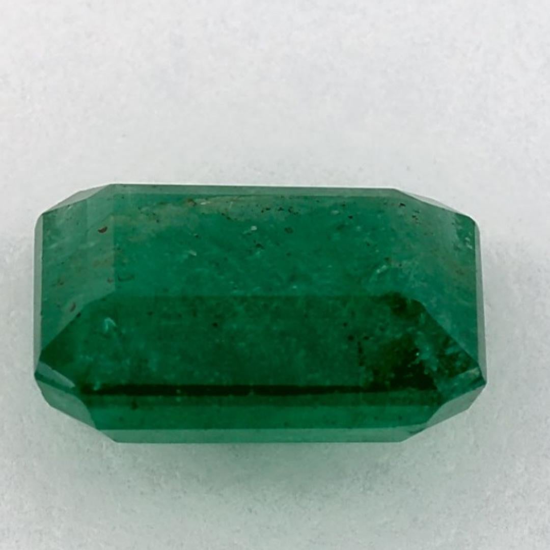 2.36 Ct Emerald Octagon Loose Gemstone In New Condition For Sale In Fort Lee, NJ