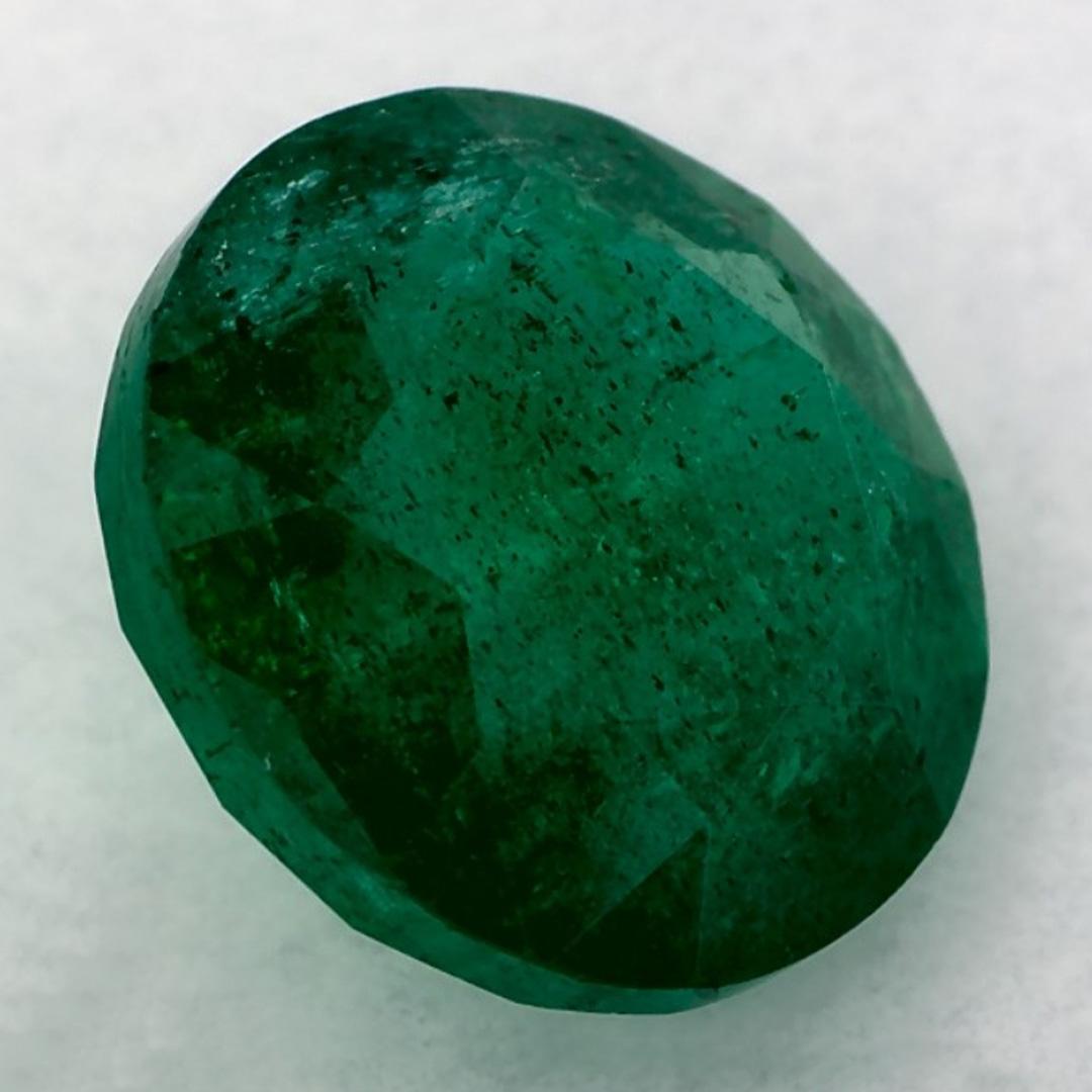 Round Cut 2.36 Ct Emerald Round Loose Gemstone