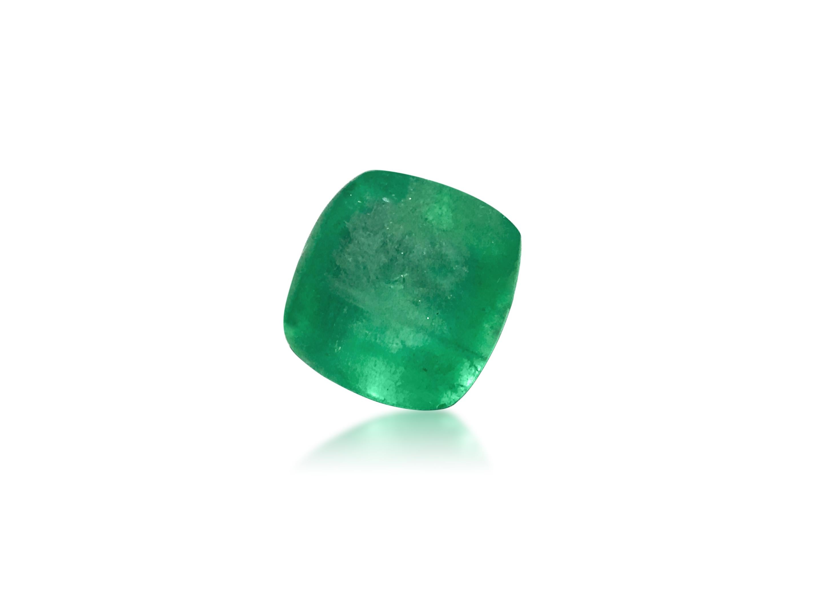 23.65 Carat Natural Loose Emerald Gemstone. AAA Gem In Excellent Condition For Sale In Miami, FL