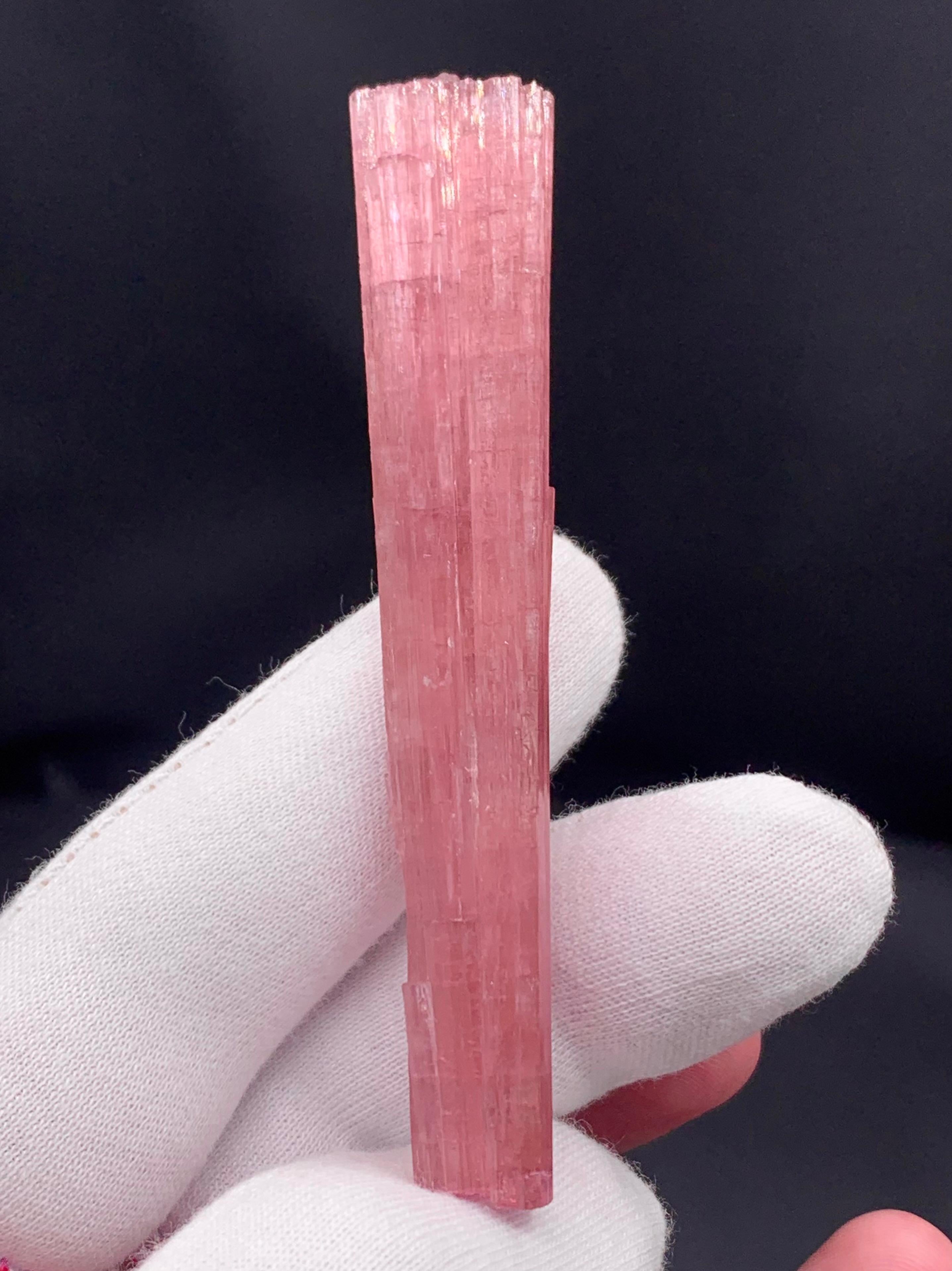 XXI secolo e contemporaneo 23,67 grammi di adorabile cristallo di tormalina rosa dalla miniera di Pachigram, Afghanistan in vendita
