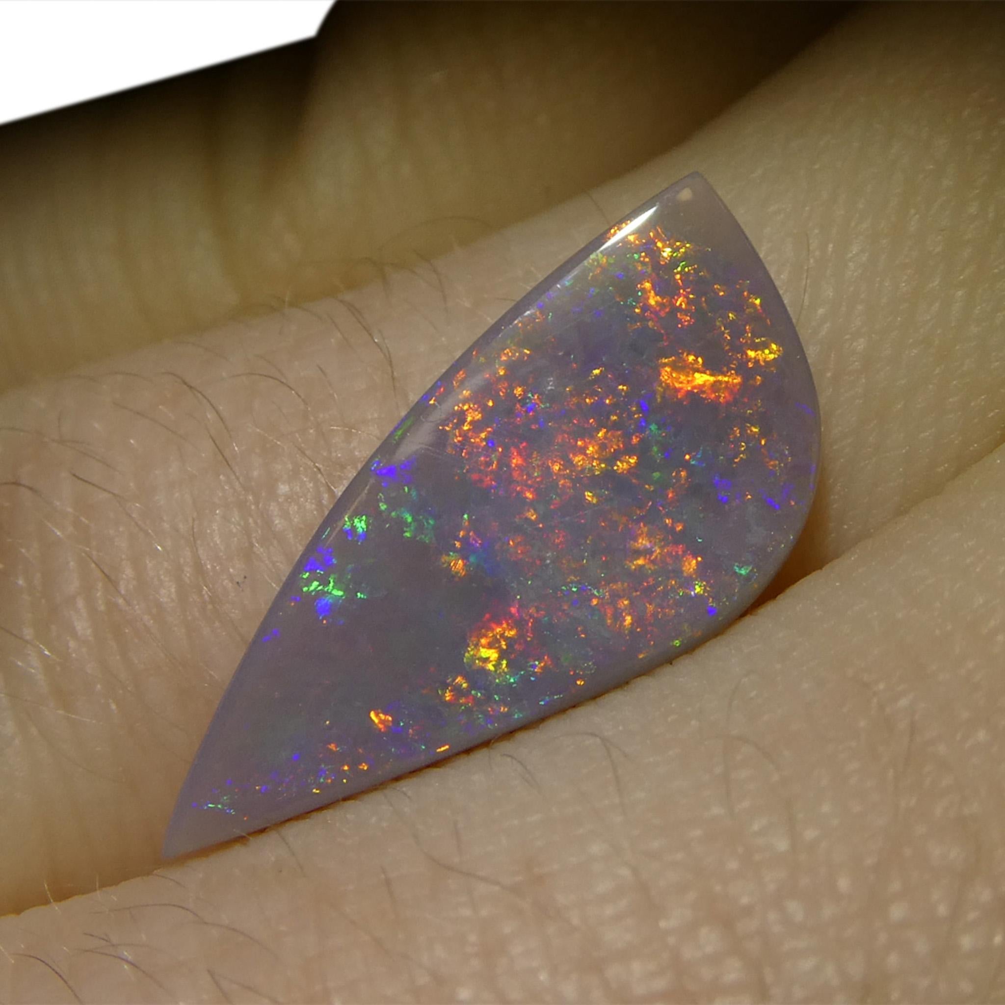 2.36 Karat Freiform Cabochon Grauer Opal aus Australien im Angebot 7