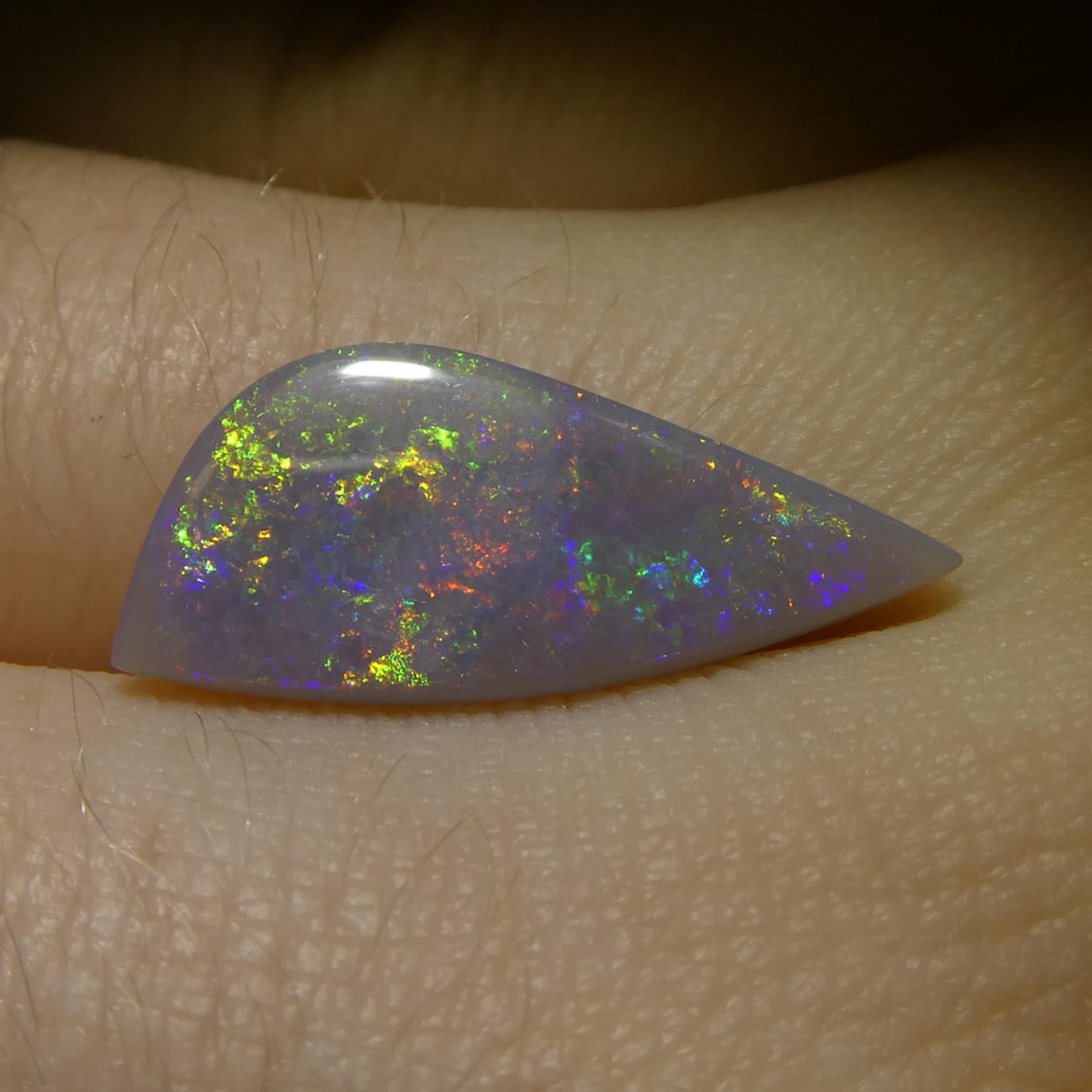 2.36 Karat Freiform Cabochon Grauer Opal aus Australien im Angebot 8