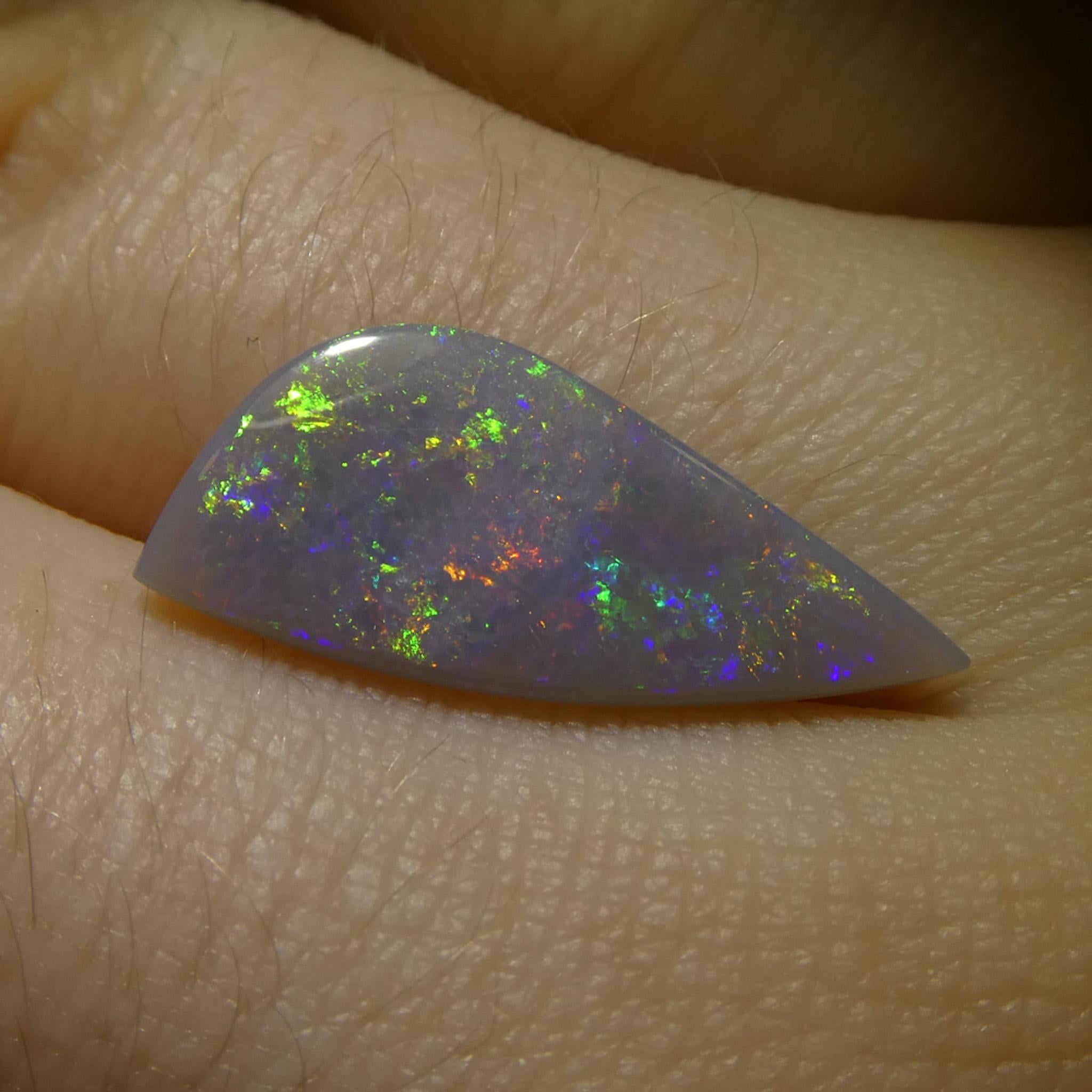 2.36 Karat Freiform Cabochon Grauer Opal aus Australien im Angebot 9